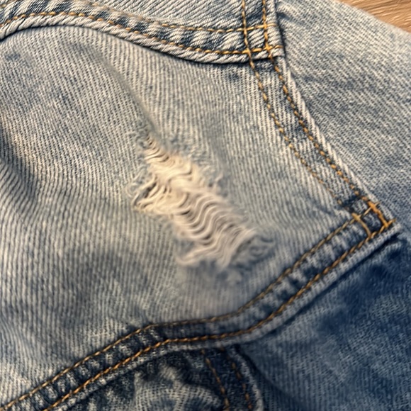 Distressed Denim Jacket - Picture 6 of 7